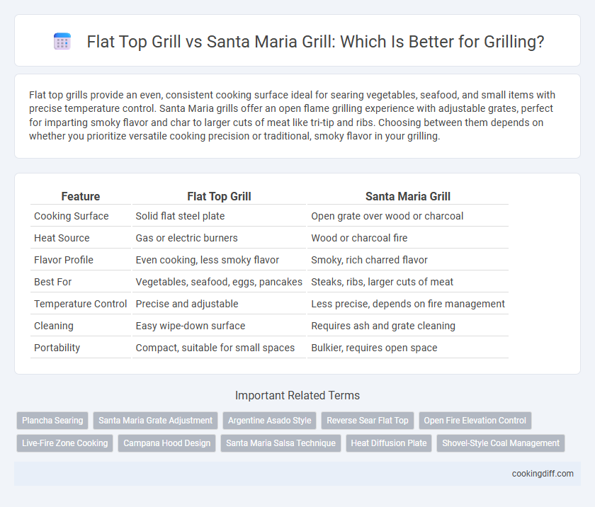 Flat Top Grill vs Santa Maria Grill: Which Is Better for Grilling?