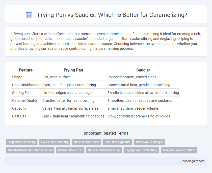 Frying Pan vs Saucier: Which Is Better for Caramelizing?