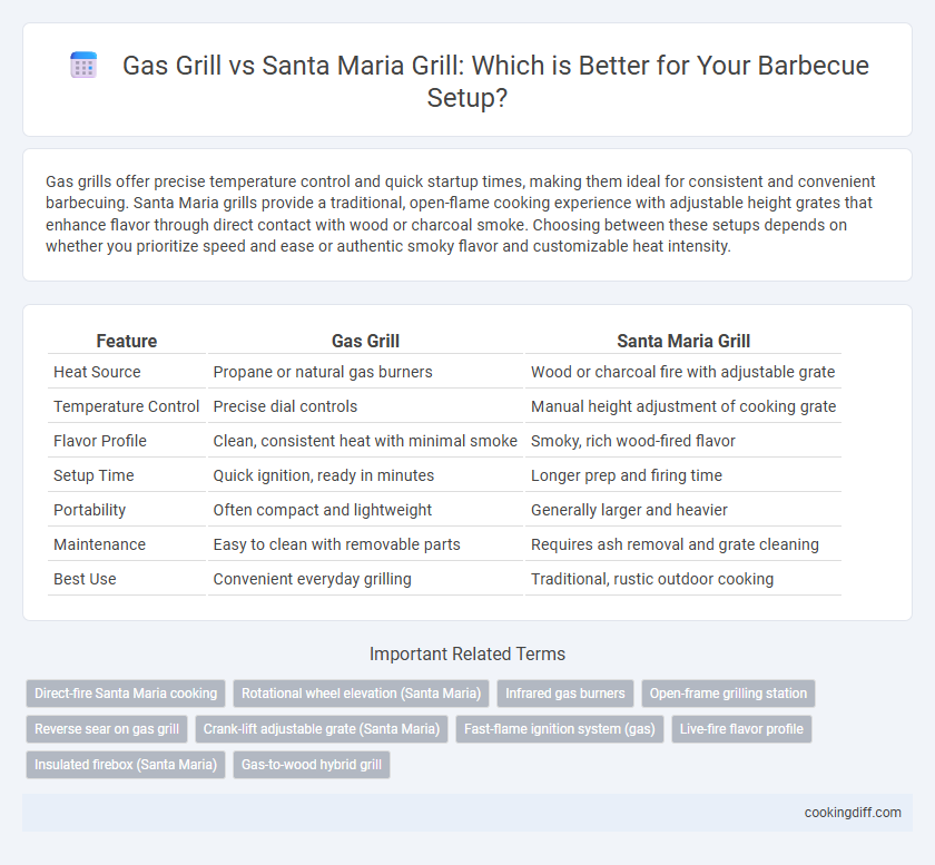 Gas Grill vs Santa Maria Grill: Which is Better for Your Barbecue Setup?