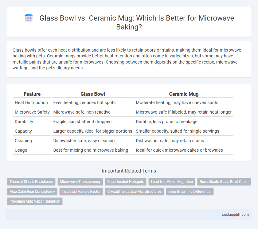 Glass Bowl vs. Ceramic Mug: Which Is Better for Microwave Baking?