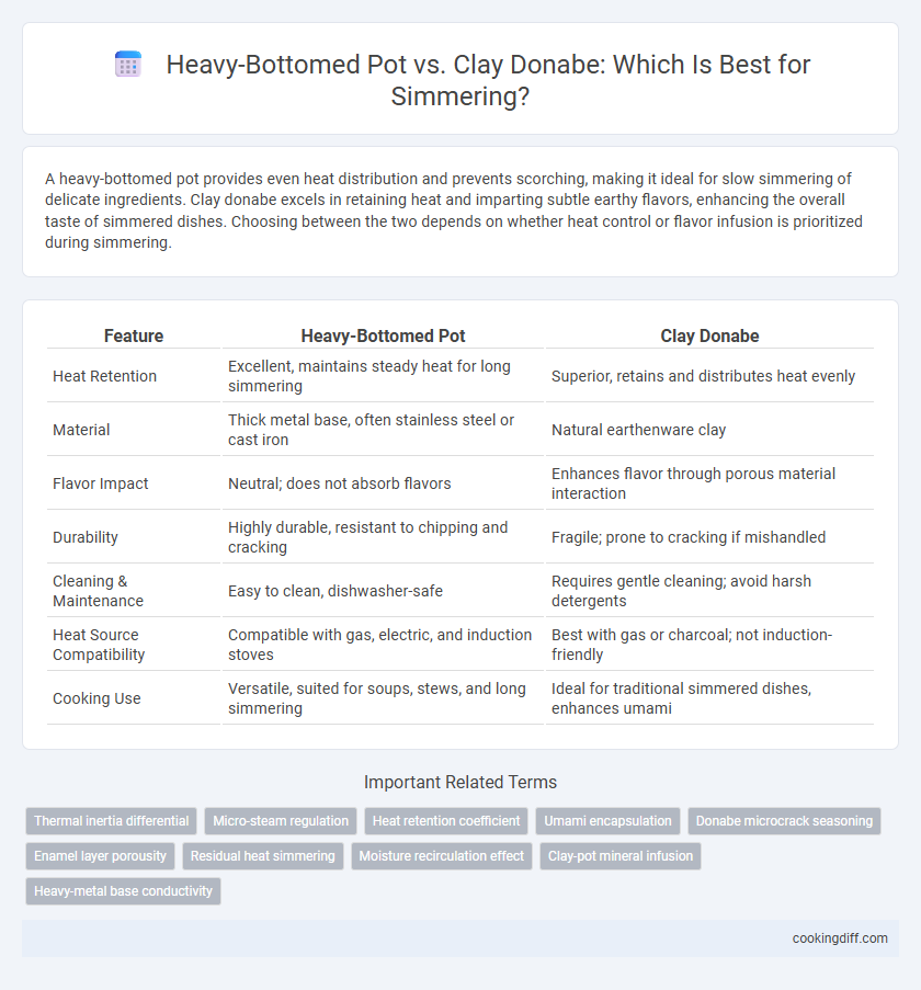 Heavy-Bottomed Pot vs. Clay Donabe: Which Is Best for Simmering?