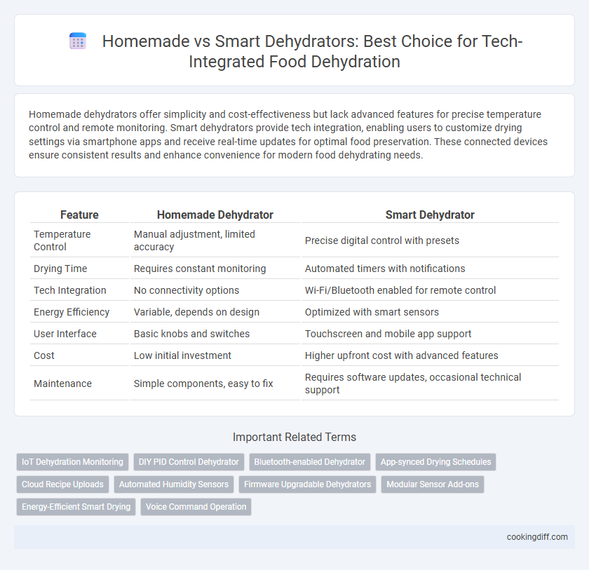 Homemade vs Smart Dehydrators: Best Choice for Tech-Integrated Food Dehydration