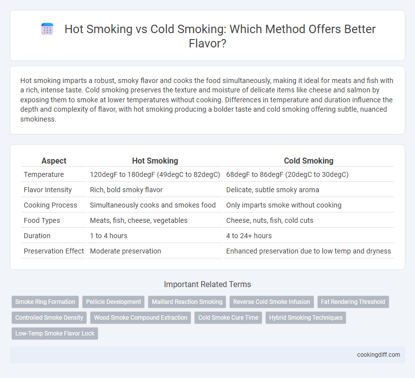 Hot Smoking vs Cold Smoking: Which Method Offers Better Flavor?
