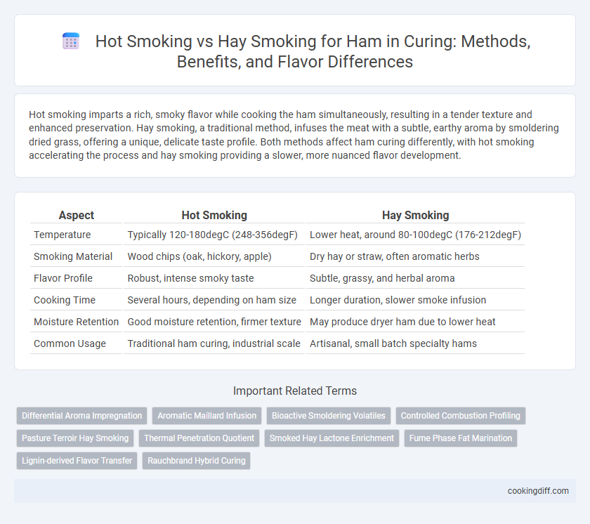 Hot Smoking vs Hay Smoking for Ham in Curing: Methods, Benefits, and Flavor Differences