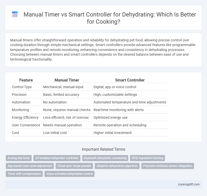 Manual Timer vs Smart Controller for Dehydrating: Which Is Better for Cooking?