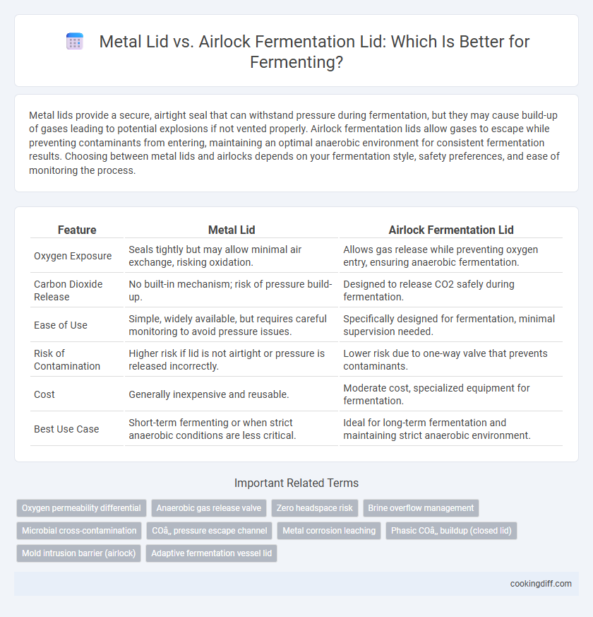 Metal Lid vs. Airlock Fermentation Lid: Which Is Better for Fermenting?