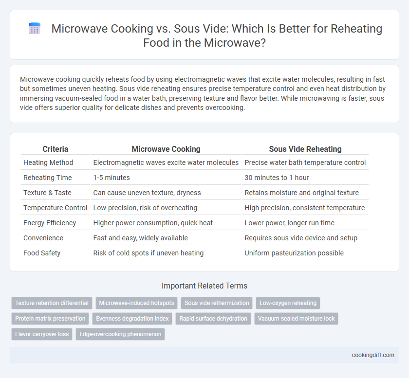 Microwave Cooking vs. Sous Vide: Which Is Better for Reheating Food in the Microwave?