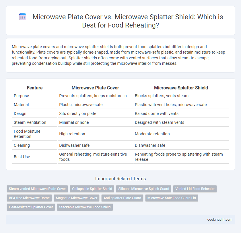 Microwave Plate Cover vs. Microwave Splatter Shield: Which is Best for Food Reheating?