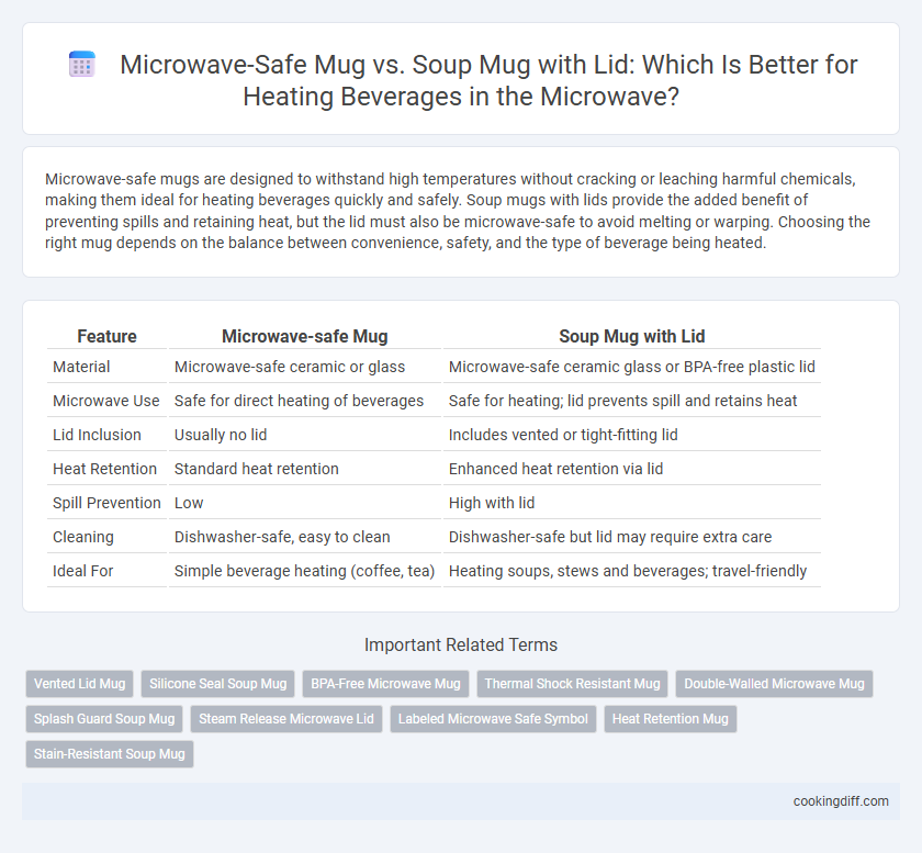 Microwave-Safe Mug vs. Soup Mug with Lid: Which Is Better for Heating Beverages in the Microwave?