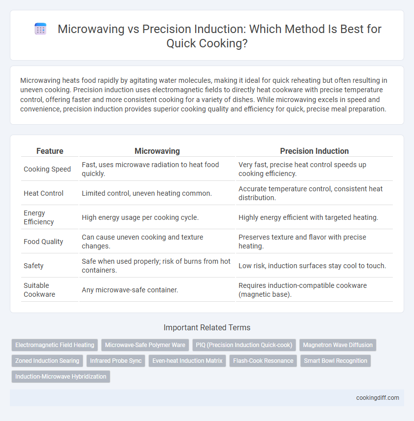 Microwaving vs Precision Induction: Which Method Is Best for Quick Cooking?