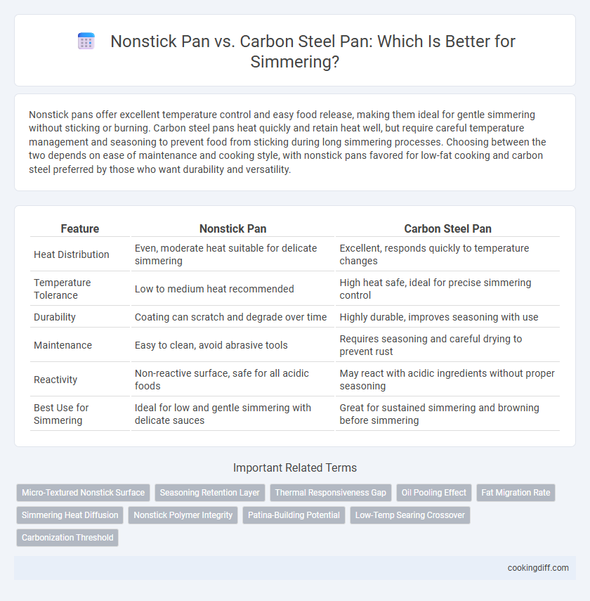 Nonstick Pan vs. Carbon Steel Pan: Which Is Better for Simmering?