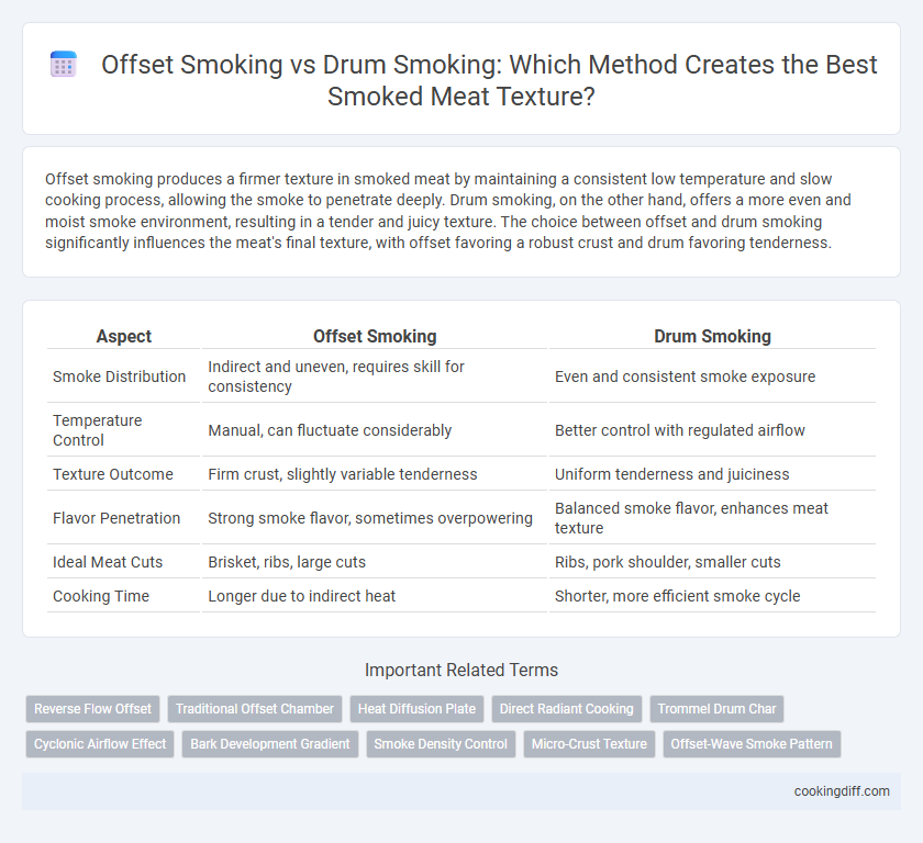 Offset Smoking vs Drum Smoking: Which Method Creates the Best Smoked Meat Texture?