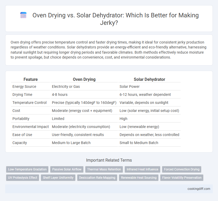 Oven Drying vs. Solar Dehydrator: Which Is Better for Making Jerky?
