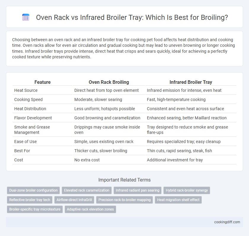 Oven Rack vs Infrared Broiler Tray: Which Is Best for Broiling?