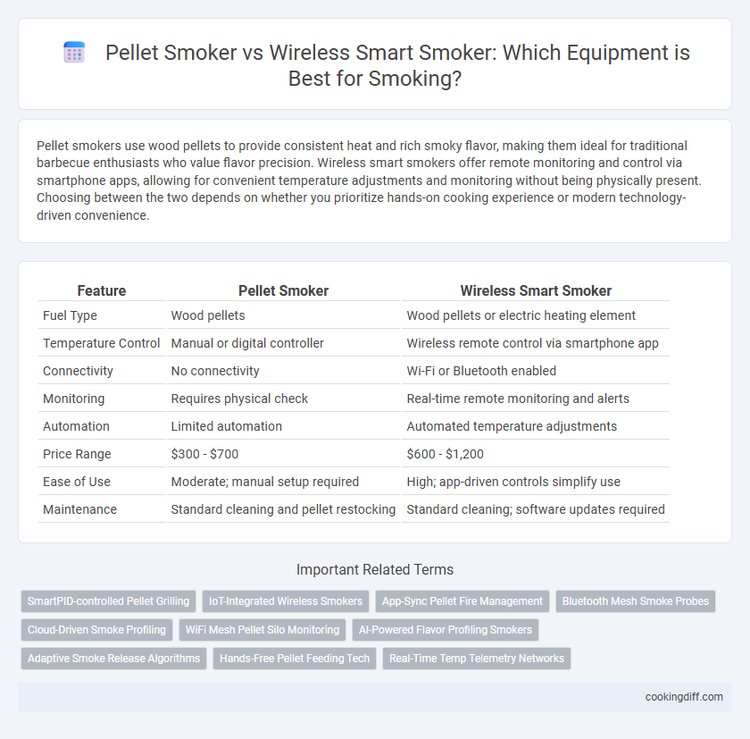 Pellet Smoker vs Wireless Smart Smoker: Which Equipment is Best for Smoking?