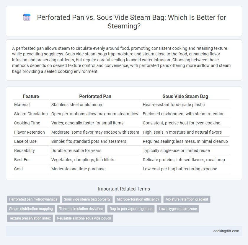 Perforated Pan vs. Sous Vide Steam Bag: Which Is Better for Steaming?