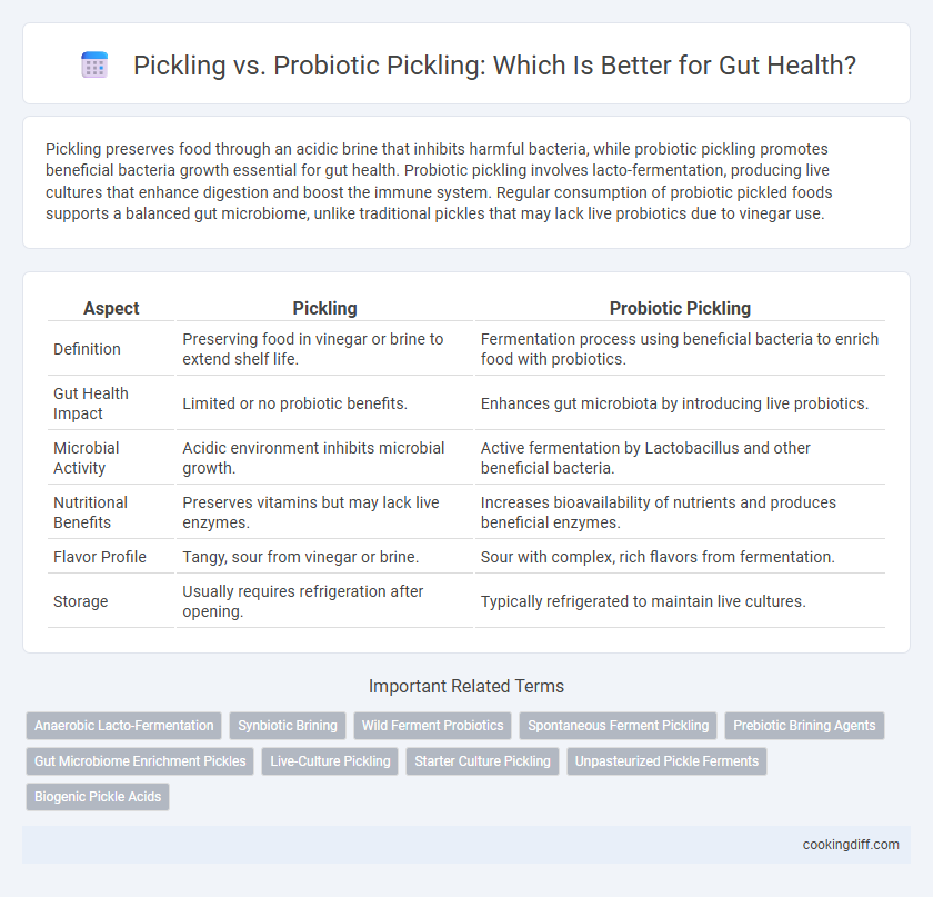 Pickling vs. Probiotic Pickling: Which Is Better for Gut Health?