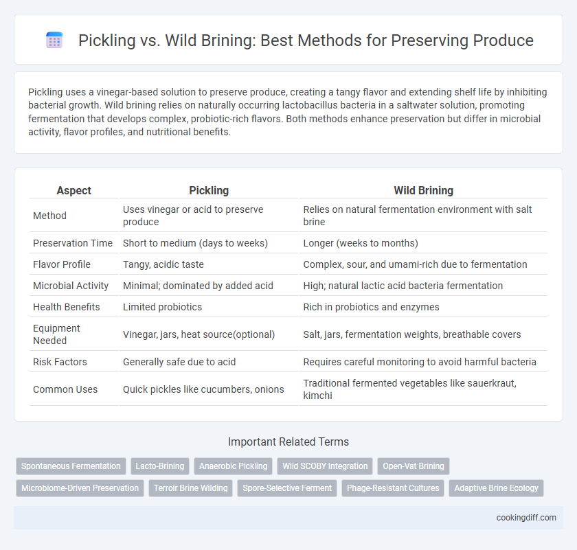 Pickling vs. Wild Brining: Best Methods for Preserving Produce