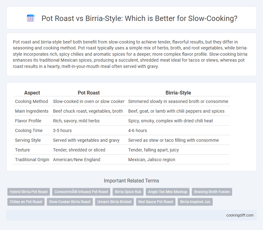 Pot Roast vs Birria-Style: Which is Better for Slow-Cooking?