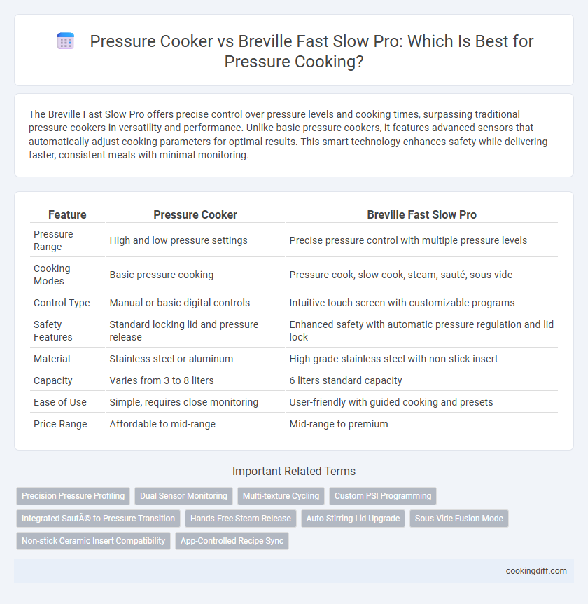 Pressure Cooker vs Breville Fast Slow Pro: Which Is Best for Pressure Cooking?