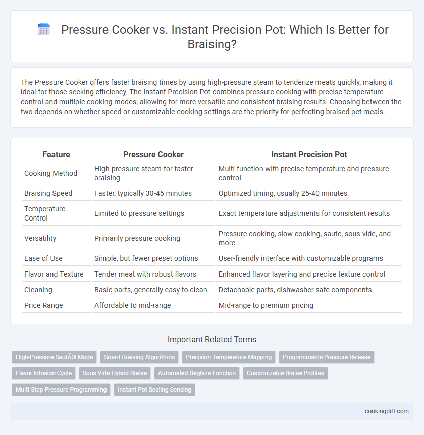 Pressure Cooker vs. Instant Precision Pot: Which Is Better for Braising?