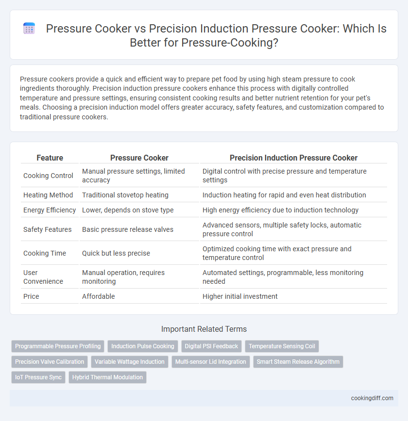 Pressure Cooker vs Precision Induction Pressure Cooker: Which Is Better for Pressure-Cooking?