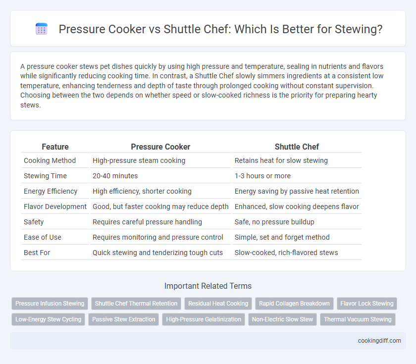 Pressure Cooker vs Shuttle Chef: Which Is Better for Stewing?