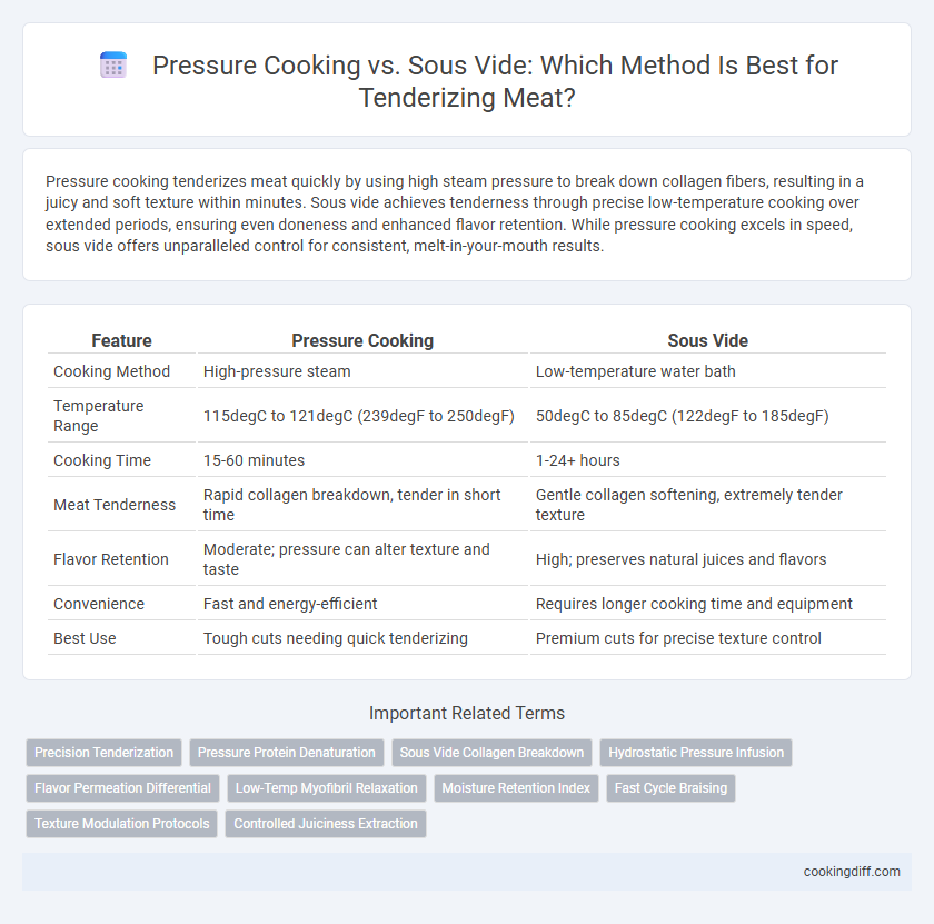 Pressure Cooking vs. Sous Vide: Which Method Is Best for Tenderizing Meat?