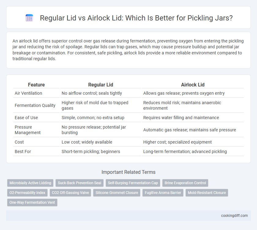 Regular Lid vs Airlock Lid: Which Is Better for Pickling Jars?