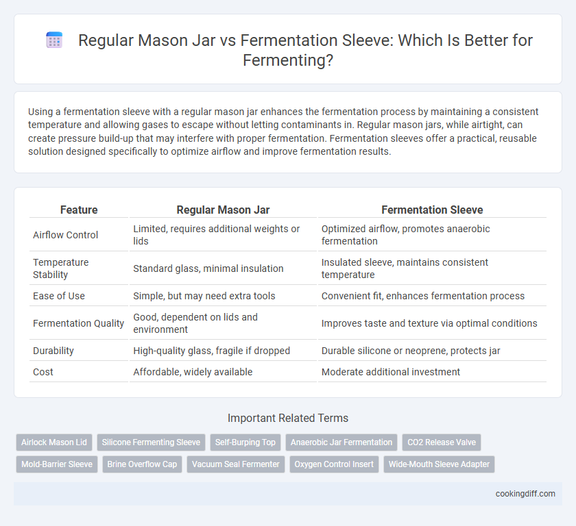 Regular Mason Jar vs Fermentation Sleeve: Which Is Better for Fermenting?