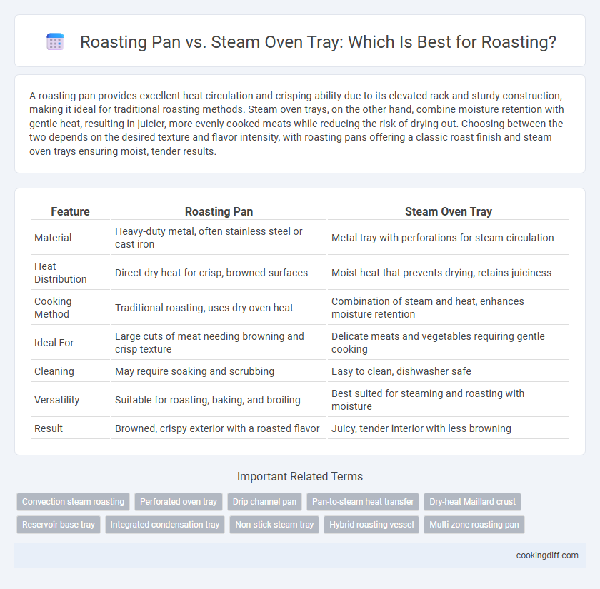 Roasting Pan vs. Steam Oven Tray: Which Is Best for Roasting?