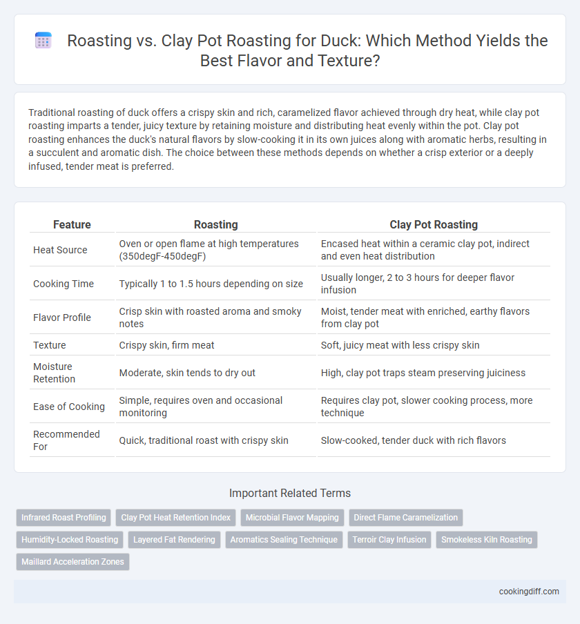 Roasting vs. Clay Pot Roasting for Duck: Which Method Yields the Best Flavor and Texture?