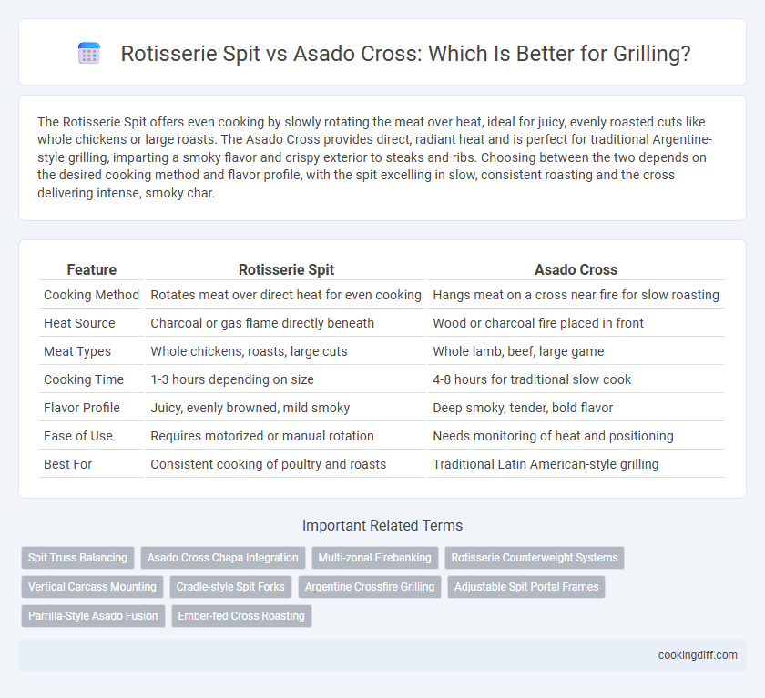 Rotisserie Spit vs Asado Cross: Which Is Better for Grilling?
