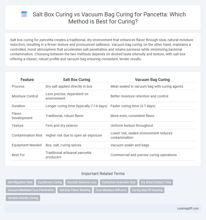 Salt Box Curing vs Vacuum Bag Curing for Pancetta: Which Method is Best for Curing?