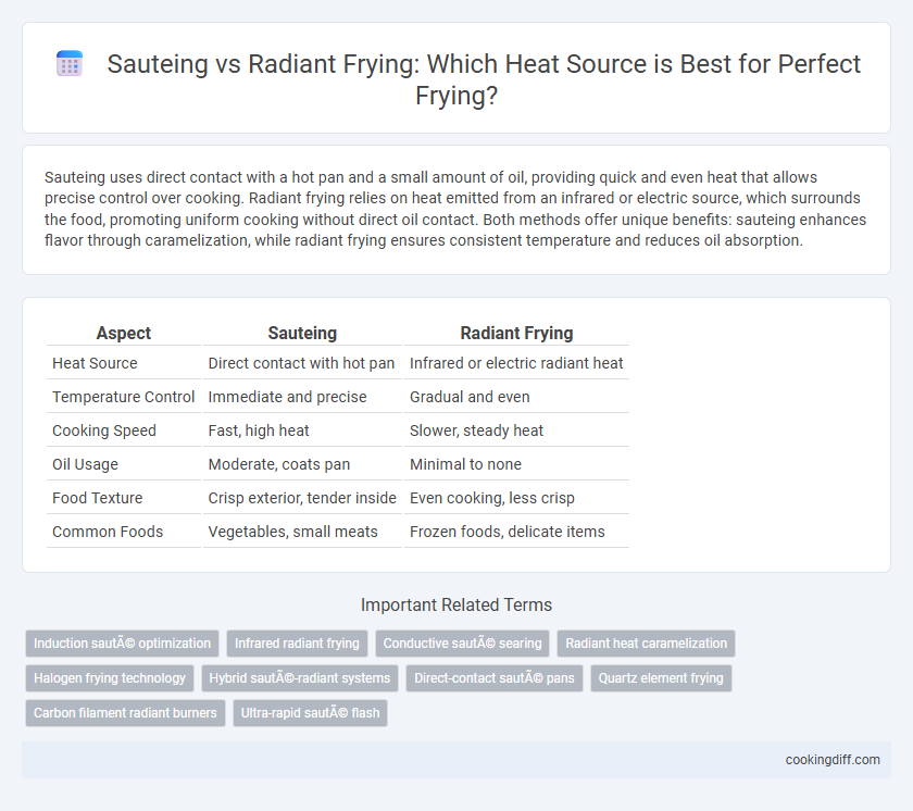 Sauteing vs Radiant Frying: Which Heat Source is Best for Perfect Frying?