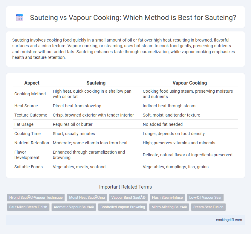 Sauteing vs Vapour Cooking: Which Method is Best for Sauteing?
