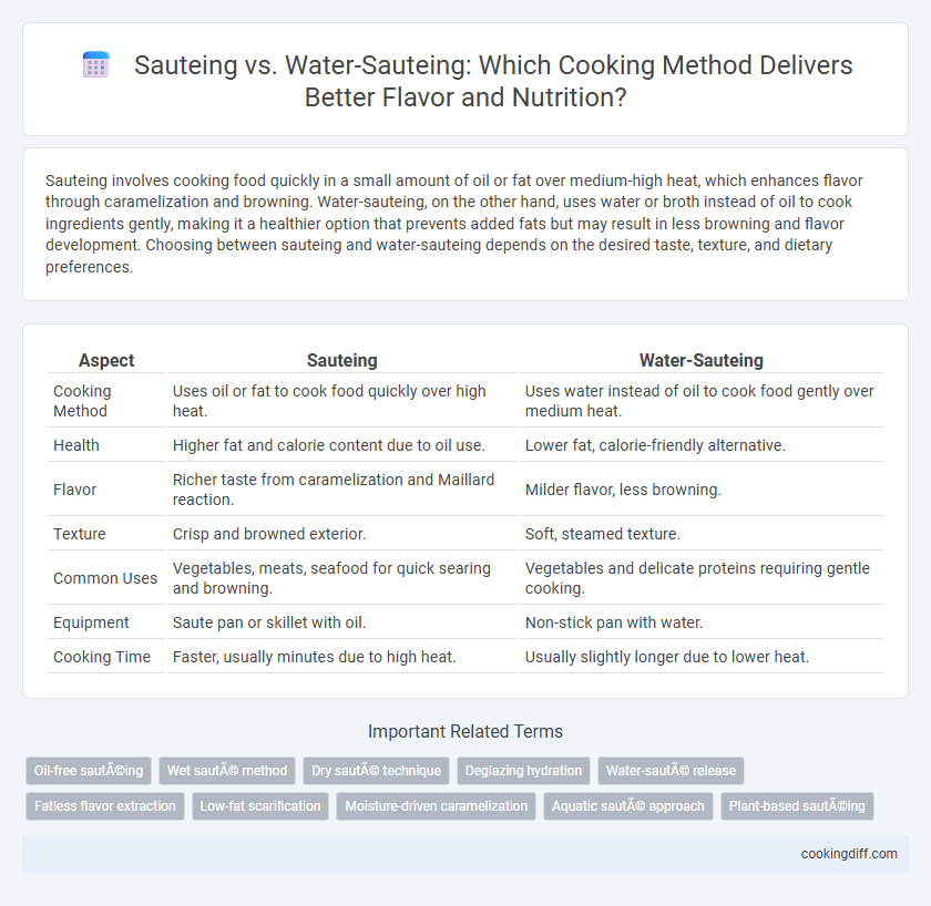 Sauteing vs. Water-Sauteing: Which Cooking Method Delivers Better Flavor and Nutrition?