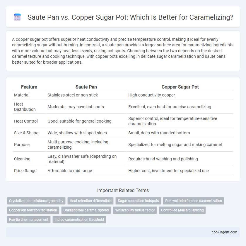 Saute Pan vs. Copper Sugar Pot: Which Is Better for Caramelizing?
