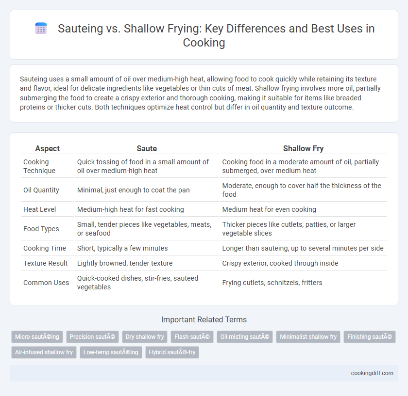 Sauteing vs. Shallow Frying: Key Differences and Best Uses in Cooking