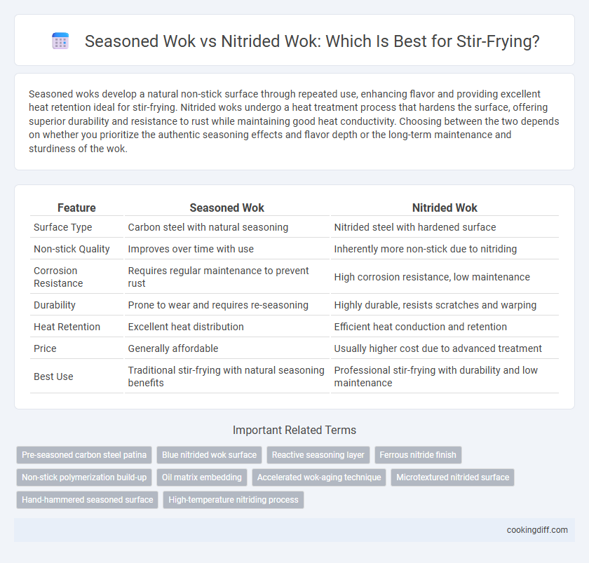 Seasoned Wok vs Nitrided Wok: Which Is Best for Stir-Frying?