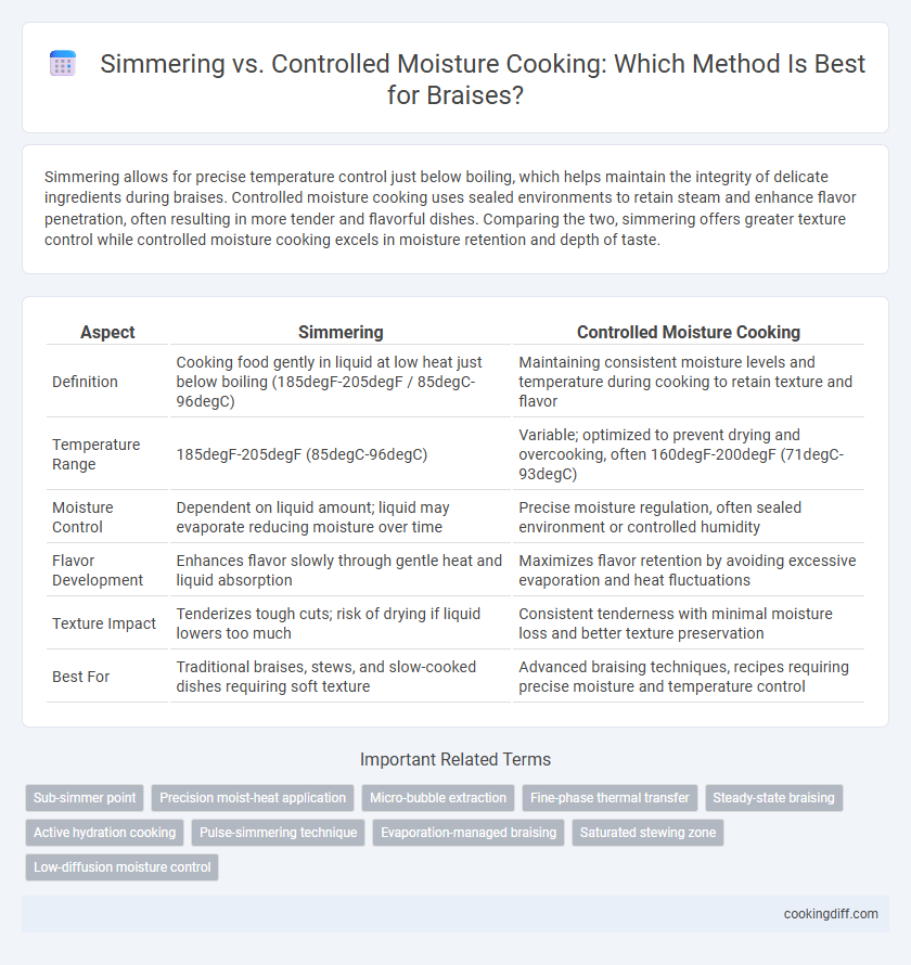 Simmering vs. Controlled Moisture Cooking: Which Method Is Best for Braises?