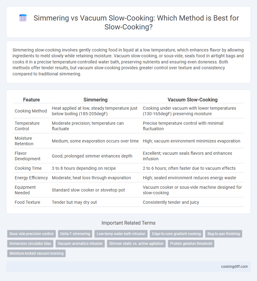 Simmering vs Vacuum Slow-Cooking: Which Method is Best for Slow-Cooking?