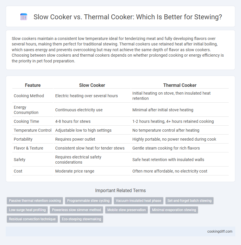 Slow Cooker vs. Thermal Cooker: Which Is Better for Stewing?