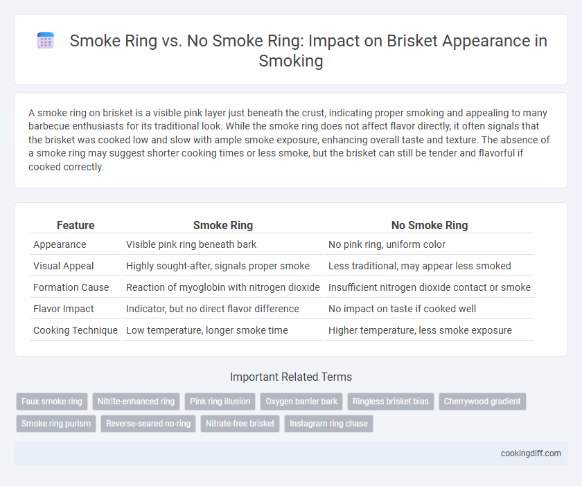 Smoke Ring vs. No Smoke Ring: Impact on Brisket Appearance in Smoking