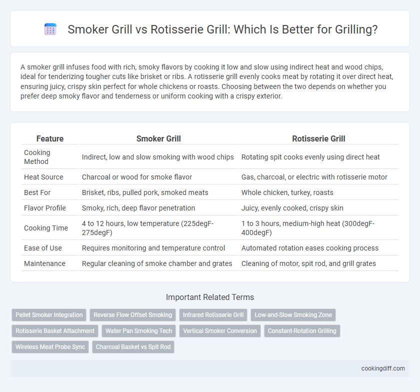 Smoker Grill vs Rotisserie Grill: Which Is Better for Grilling?