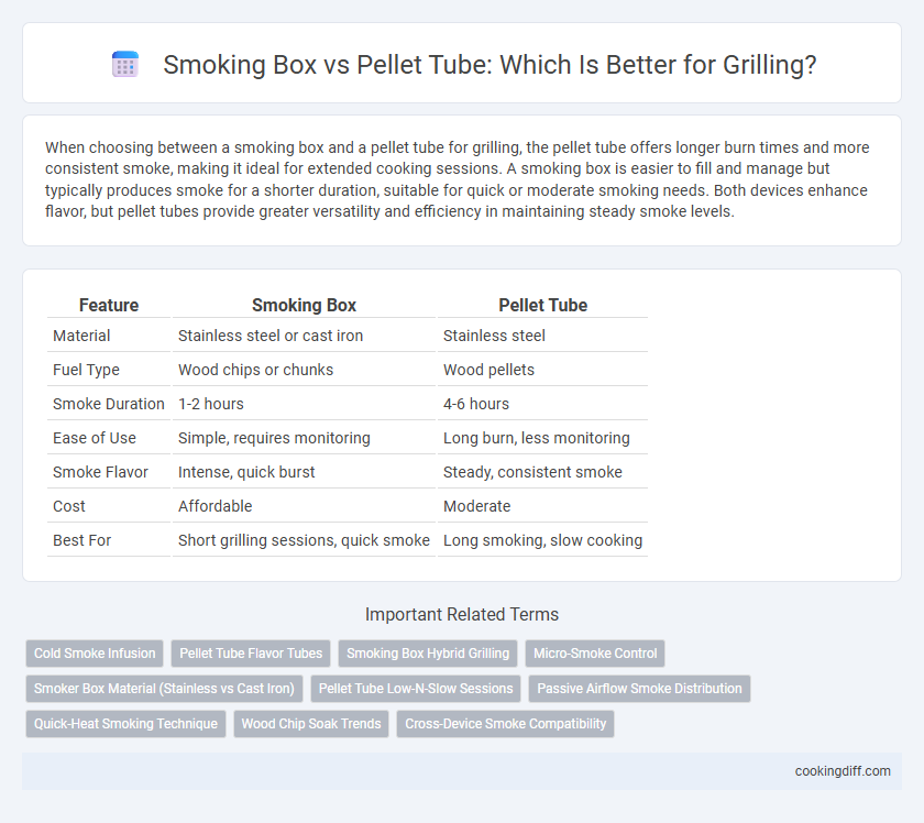 Smoking Box vs Pellet Tube: Which Is Better for Grilling?