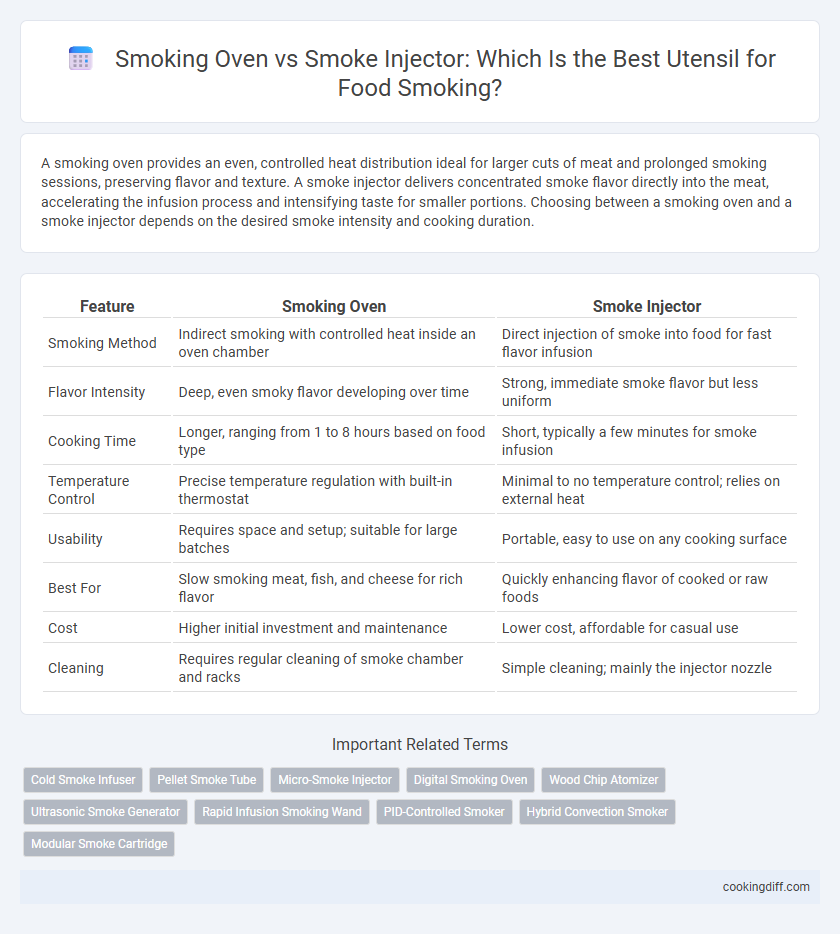 Smoking Oven vs Smoke Injector: Which Is the Best Utensil for Food Smoking?