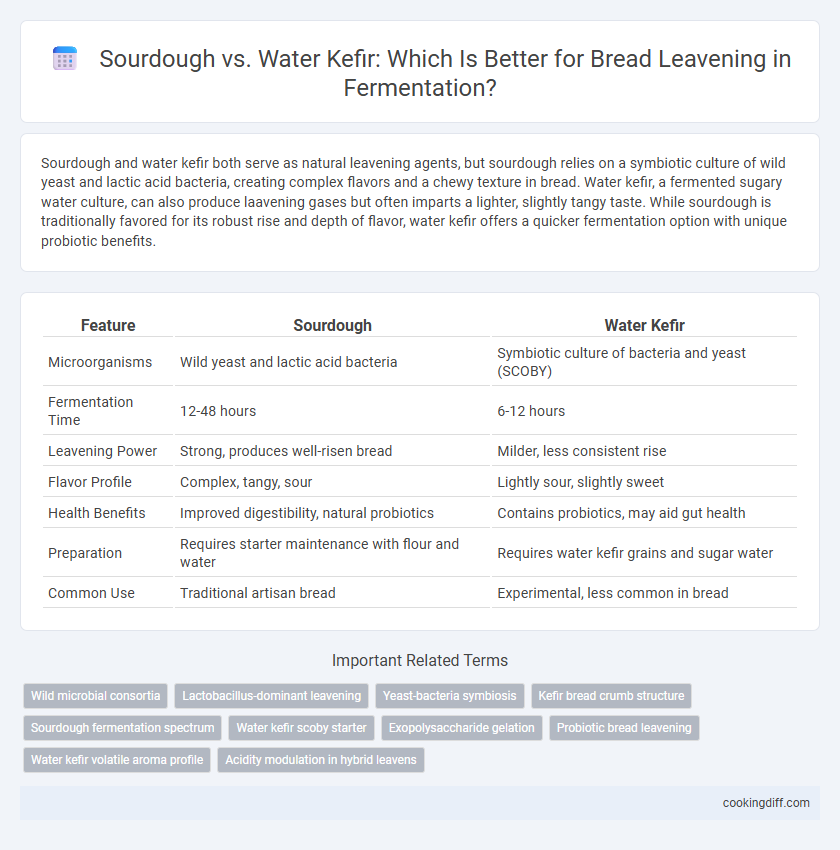 Sourdough vs. Water Kefir: Which Is Better for Bread Leavening in Fermentation?