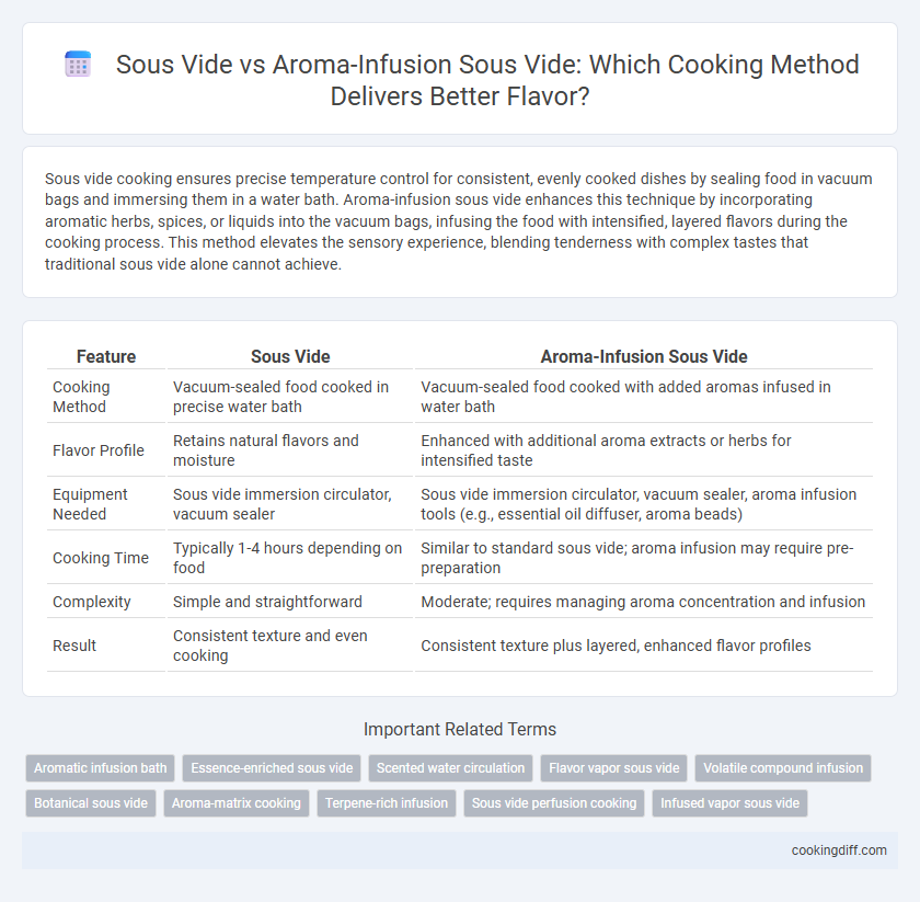 Sous Vide vs Aroma-Infusion Sous Vide: Which Cooking Method Delivers Better Flavor?