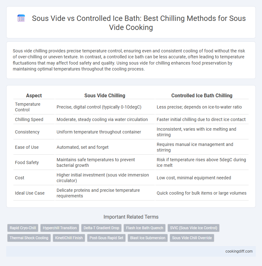 Sous Vide vs Controlled Ice Bath: Best Chilling Methods for Sous Vide Cooking